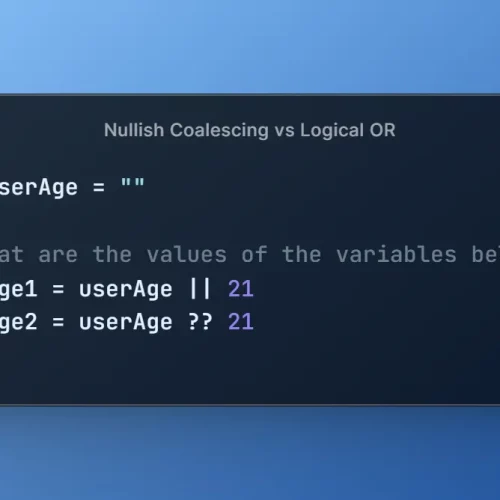 Understanding the Nullish Coalescing Operator (??) in JavaScript